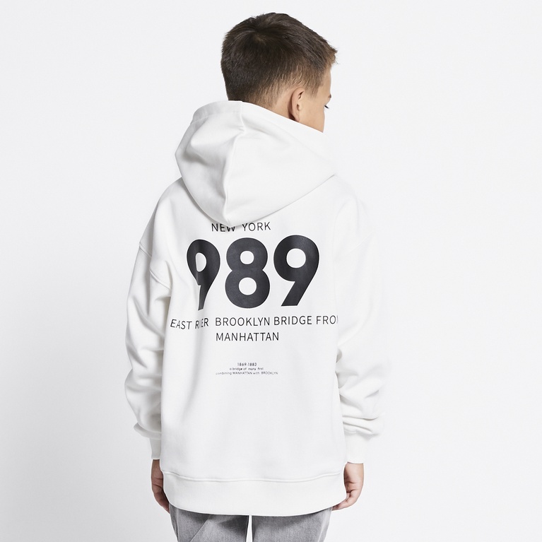 Printed hoodie "Logan" Offwhite 3